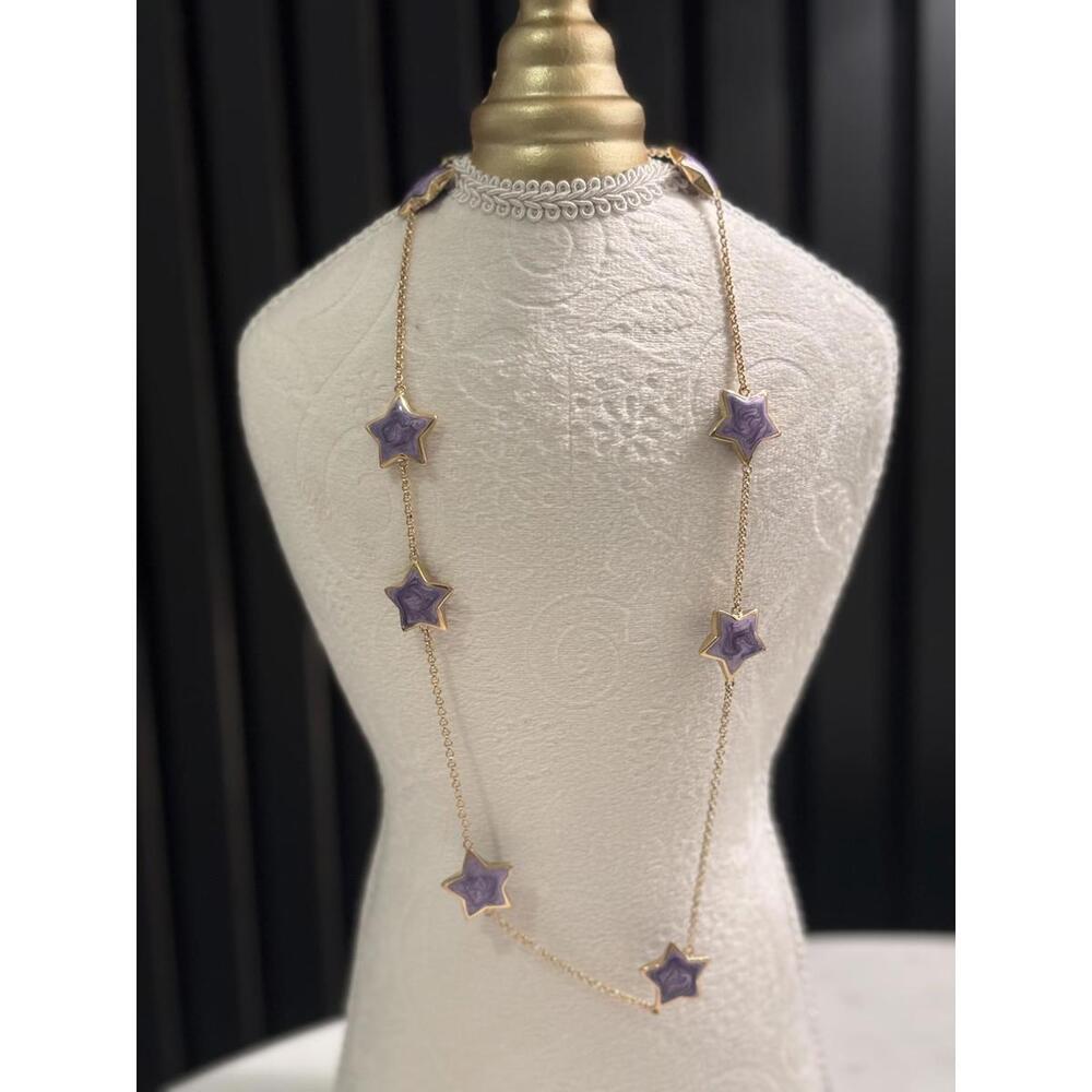 Lauren G Adams Purple Star Pendant Necklace